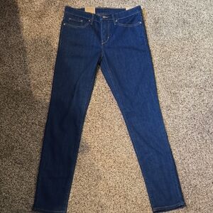 Levi's Deep Blue Skinny Jeans